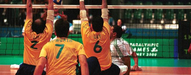 Sitting Volleyball image