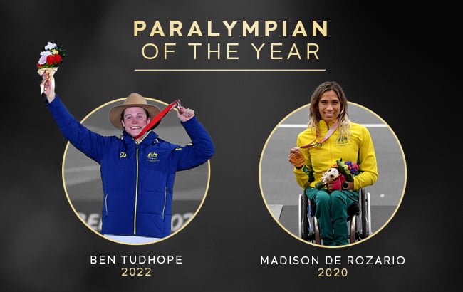 De Rozario And Tudhope Earn Top Honours at Paralympics Australia Awards image