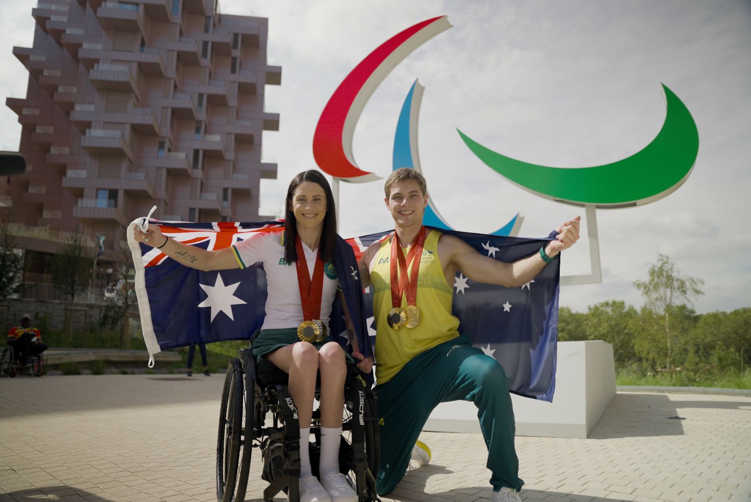 Closing Ceremony Flag Bearers Proud To Be Role Models image
