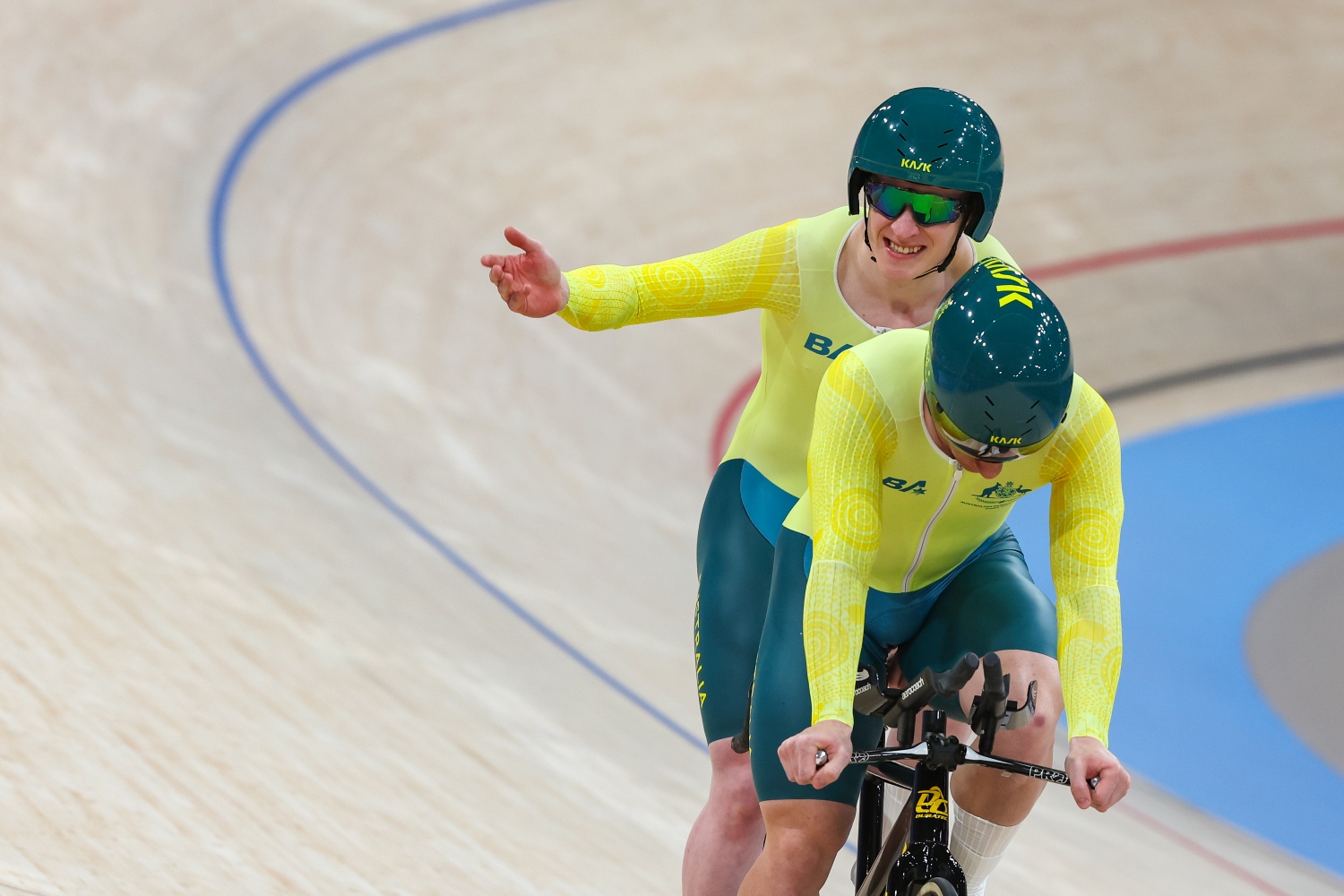 Kane Perris and Luke Zaccaria competing at the Paris 2024 Paralympic Games
